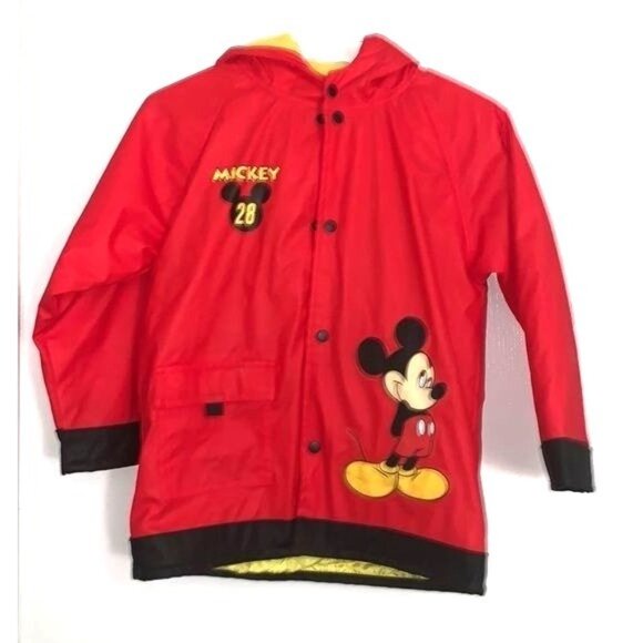 Mickey Mouse Kids Raincoat Size 7 By Western Chief - Picture 1 of 12